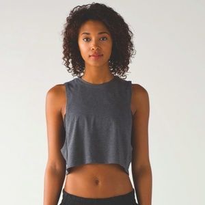Lululemon Crop Muscle Tank (Size 4)